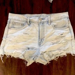 American eagle denim shorts size 6